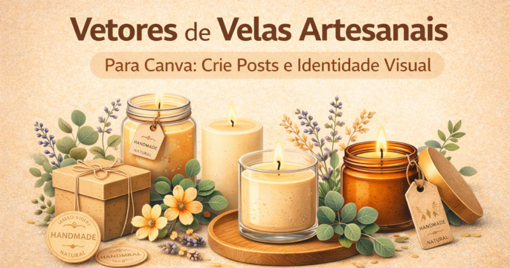 Vetores de Velas Artesanais