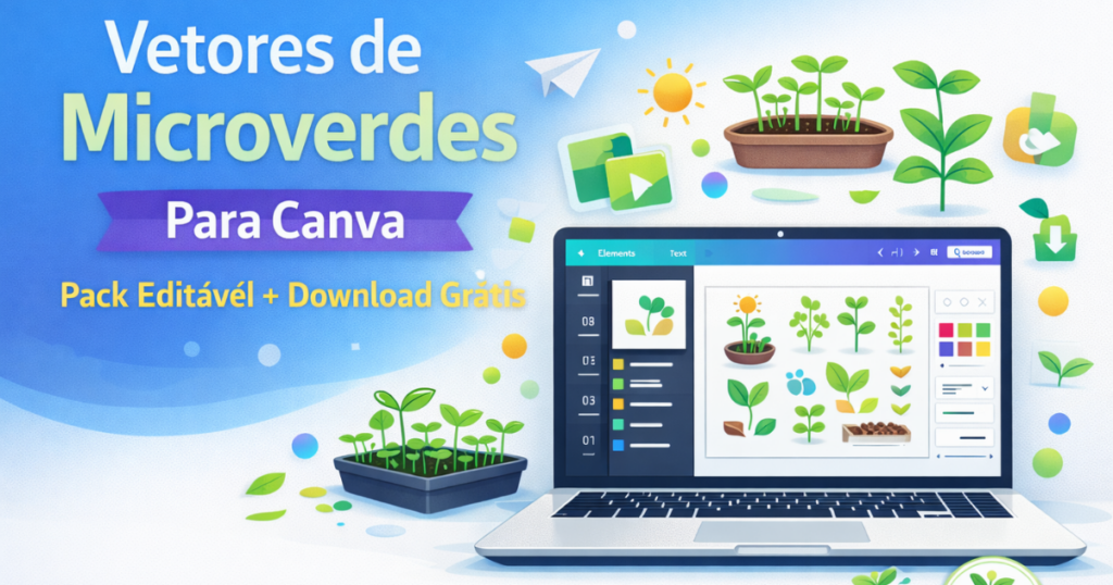 Vetores de Microverdes