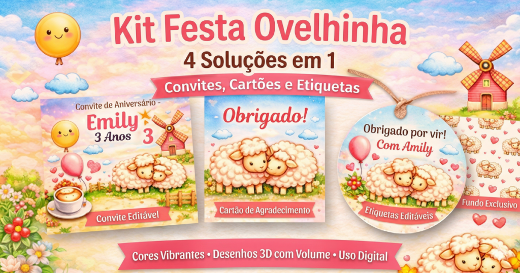 Kit Festa Ovelhinha